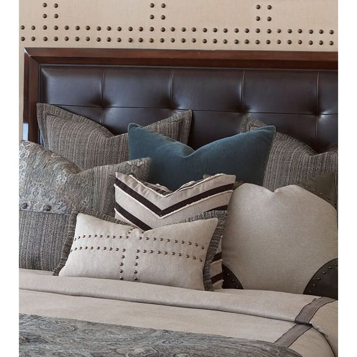 Dorita Nailheads Decorative Pillow