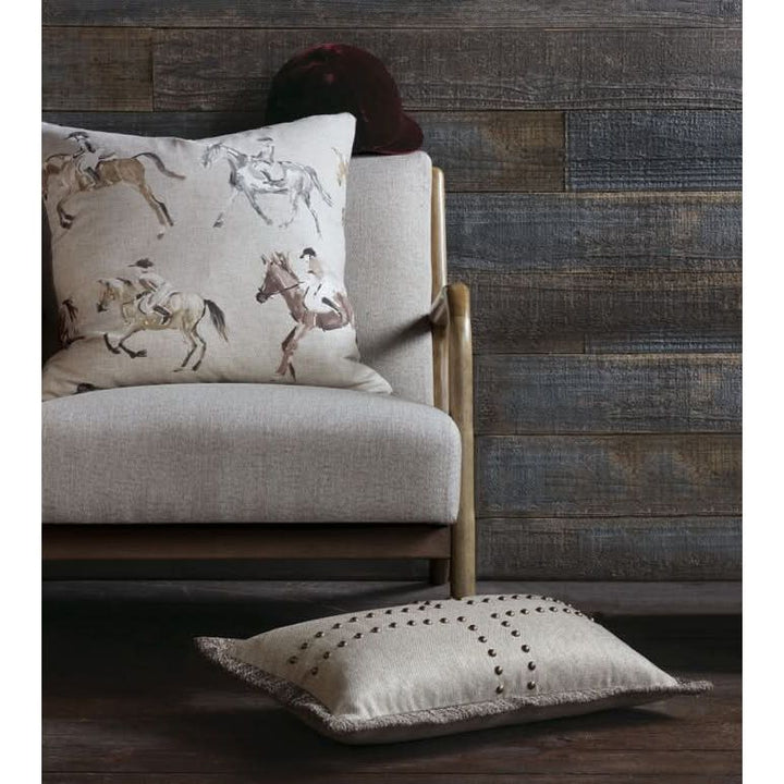 Dorita Nailheads Decorative Pillow