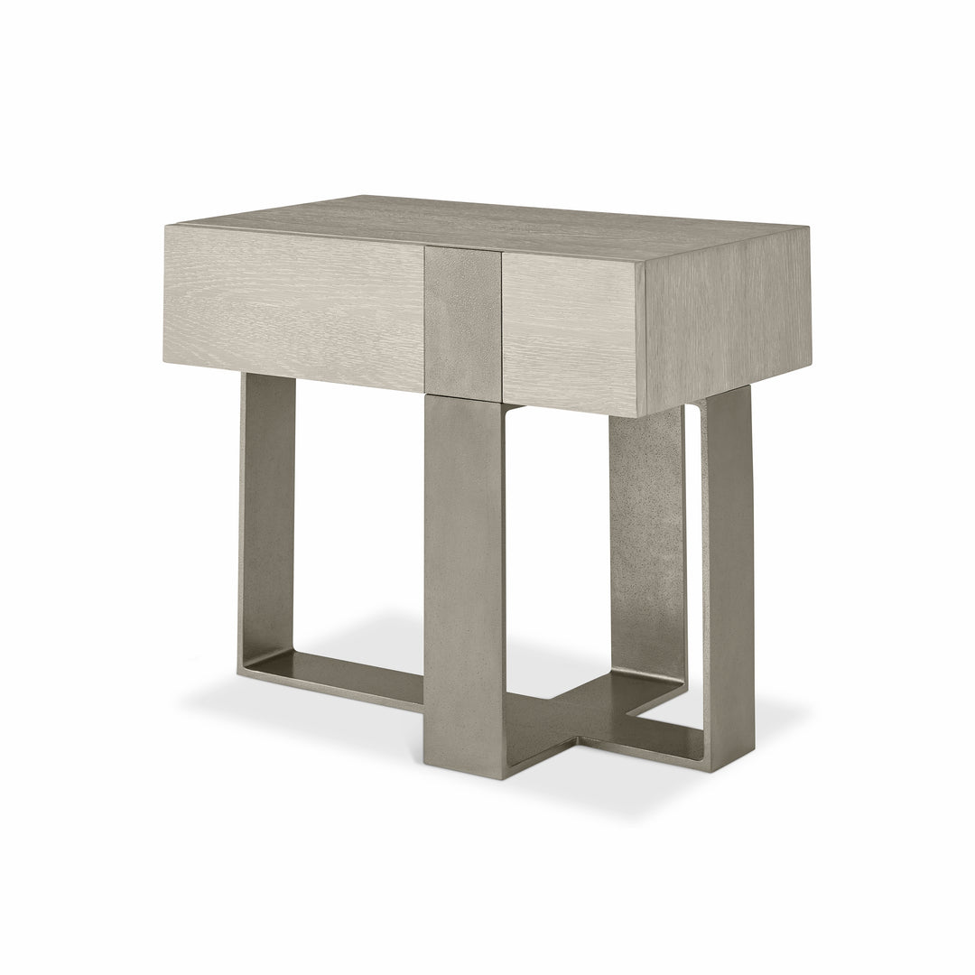 Tempo Metal Base Nightstand