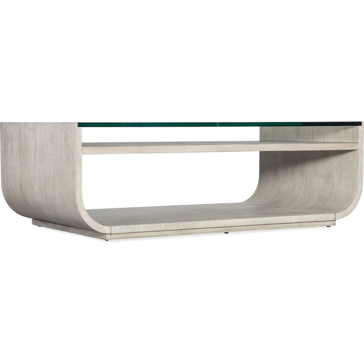 Pulse Rectangle Cocktail Table - Light Wood