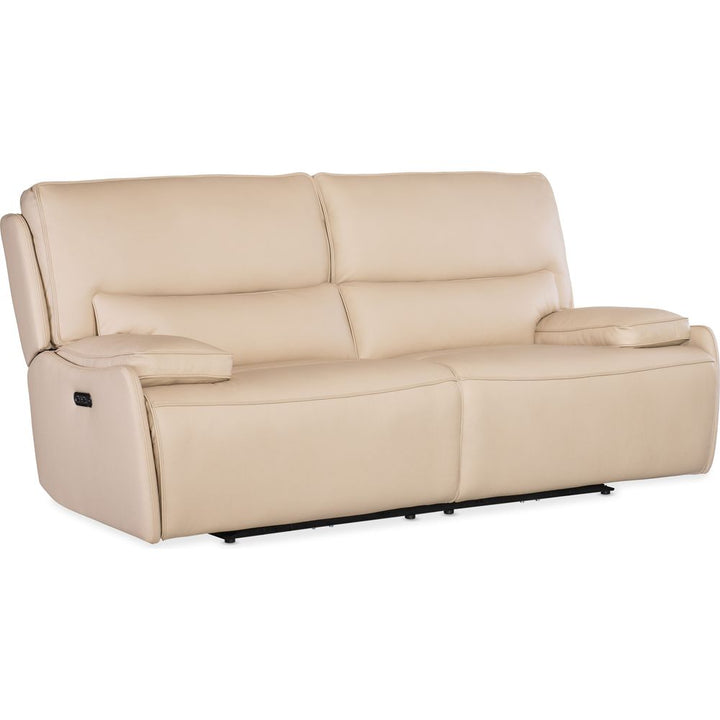 Elliot Zero Gravity Sofa with Power Recline & Power Headrest - Beige