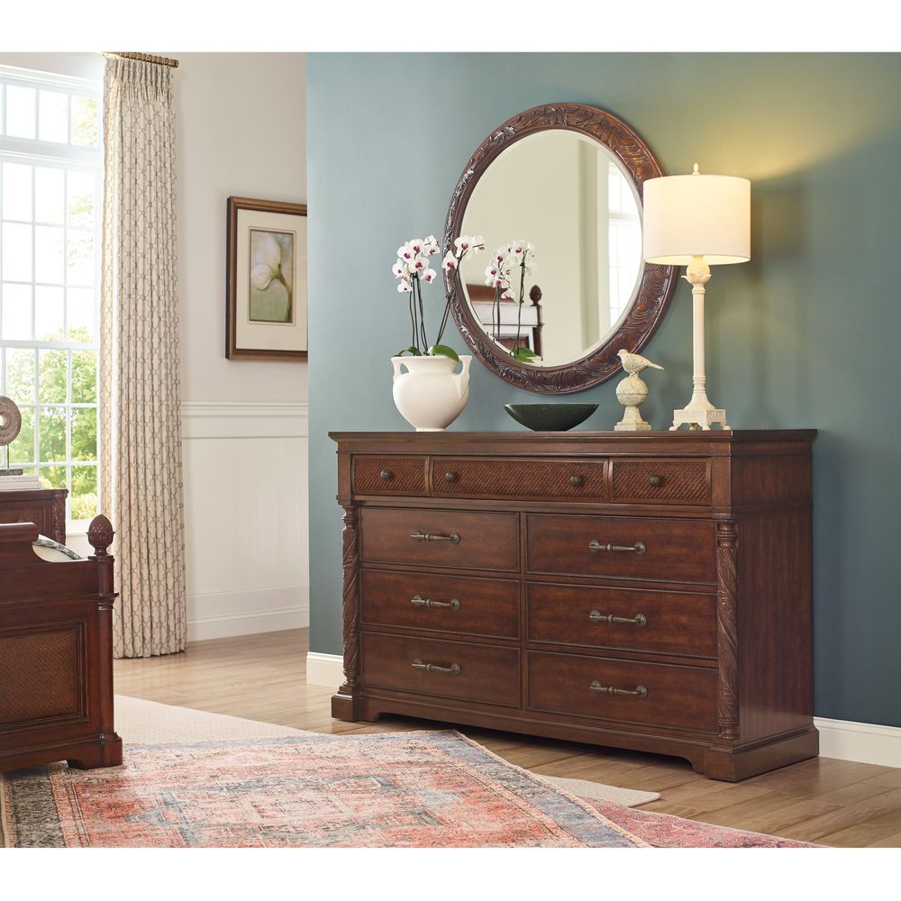 Dressers & Chests Charleston Nine-Drawer Dresser - Dark Wood