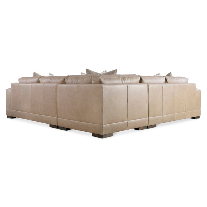 Lars Leather 3-Piece Sectional