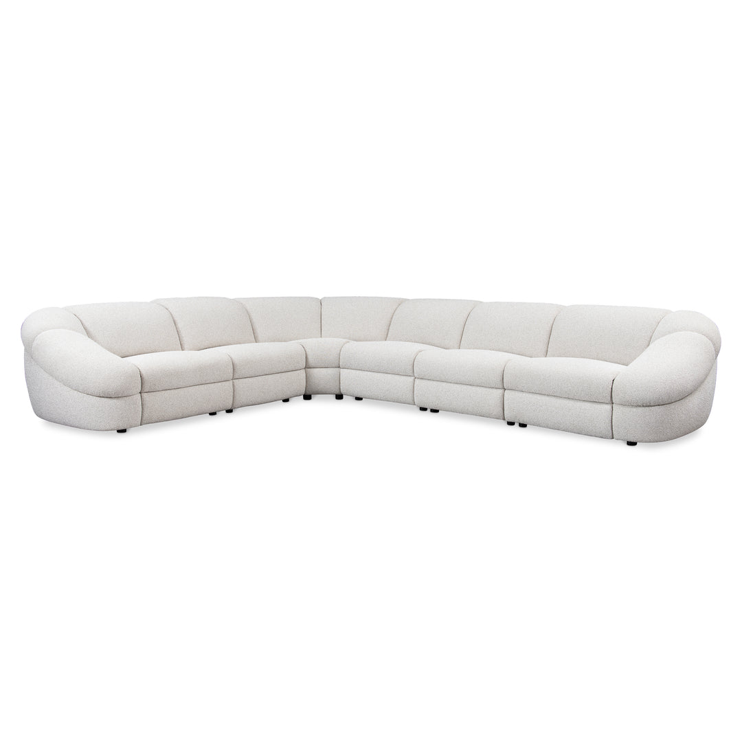 Massimo 6-Piece Fabric Power Motion Sectional Recliner