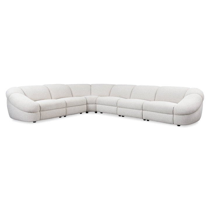 Massimo 6-Piece Fabric Power Motion Sectional Recliner