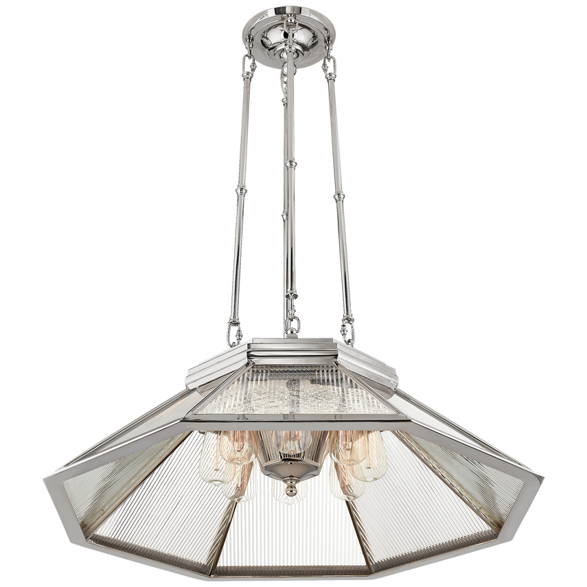 Carrington Medium Eight-Paneled Chandelier