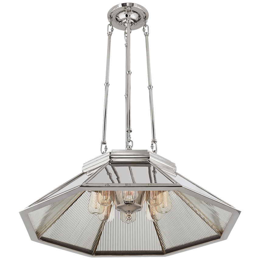 Carrington Medium Eight-Paneled Chandelier