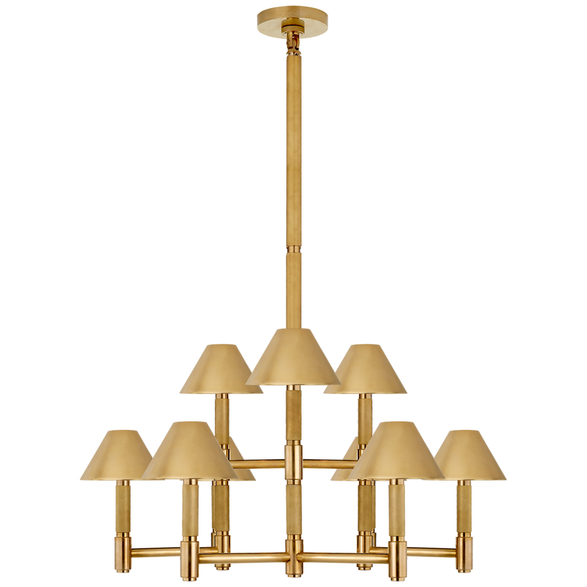 Barret Medium Knurled Chandelier