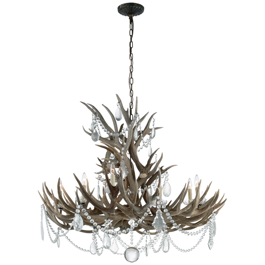 Sterling Wide Chandelier