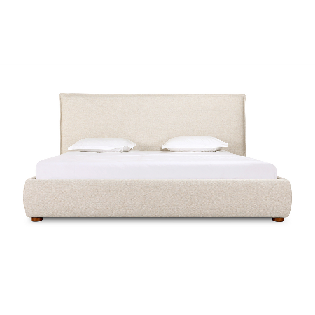 Luzon King Bed Light Grey-Moes-MOE-RN-1130-34-BedsKing Bed-Wheat-16-France and Son