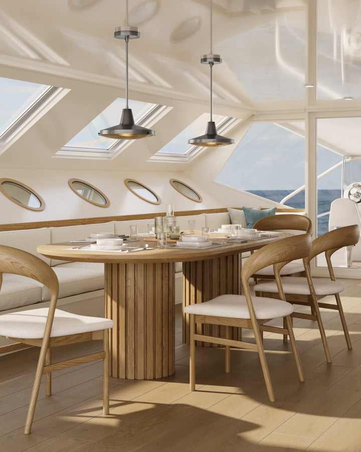 Outdoor Lighting: Ceiling Mariner Silver Outdoor Pendant