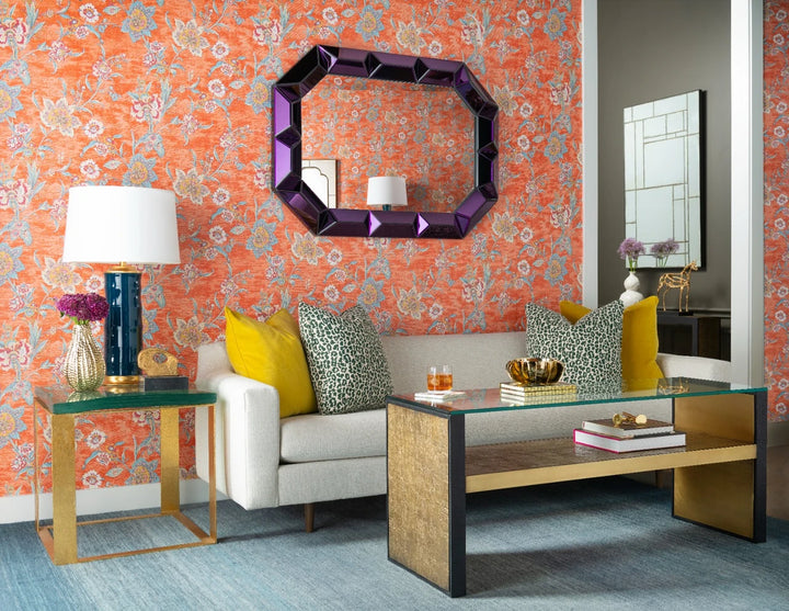 Romano Wall Mirror, Alexandrite Purple