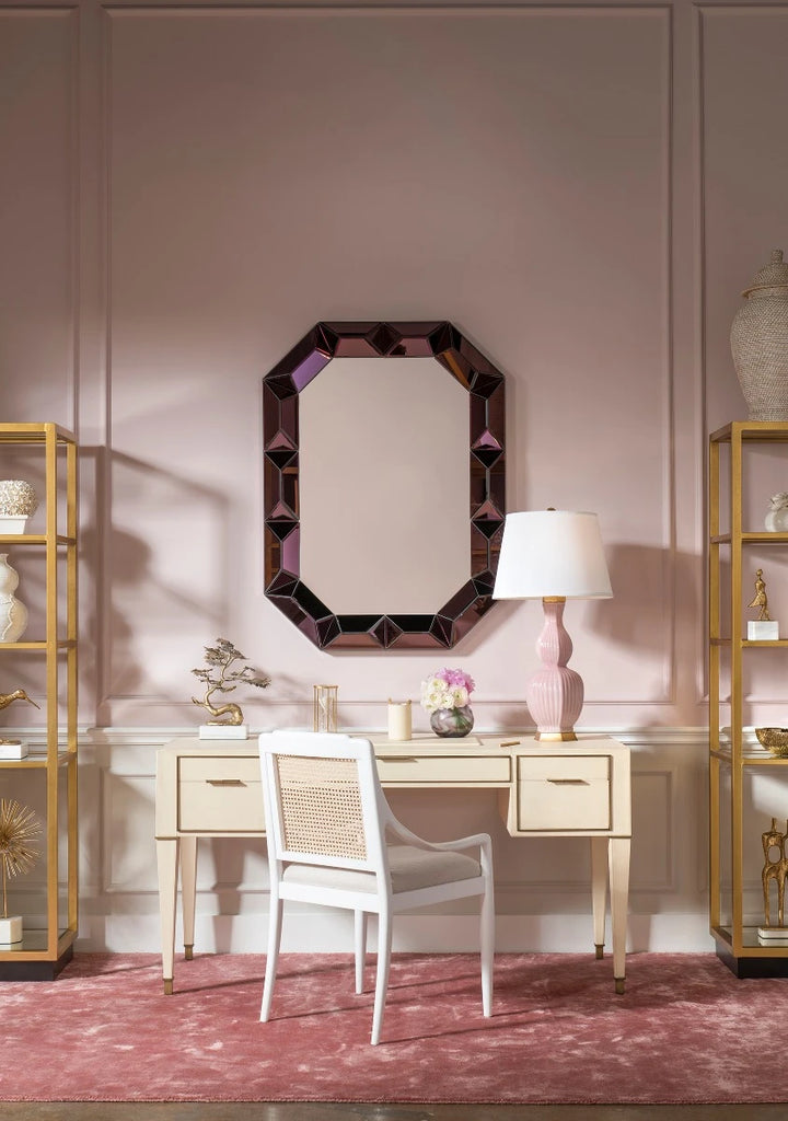 Romano Wall Mirror, Alexandrite Purple