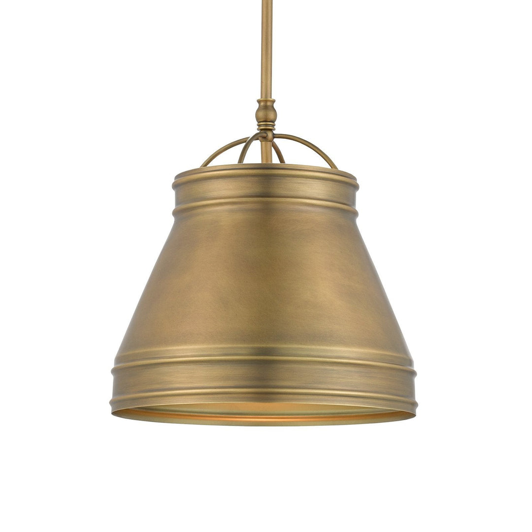 Lumley Brass Pendant