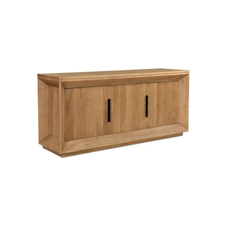 Angle Large Oak Sideboard-Moes-MOE-RP-1034-24-Sideboards & Credenzas-2-France and Son