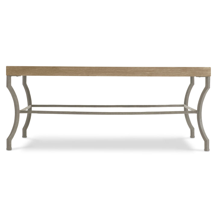 Tribeca Cocktail Table with Metal Legs