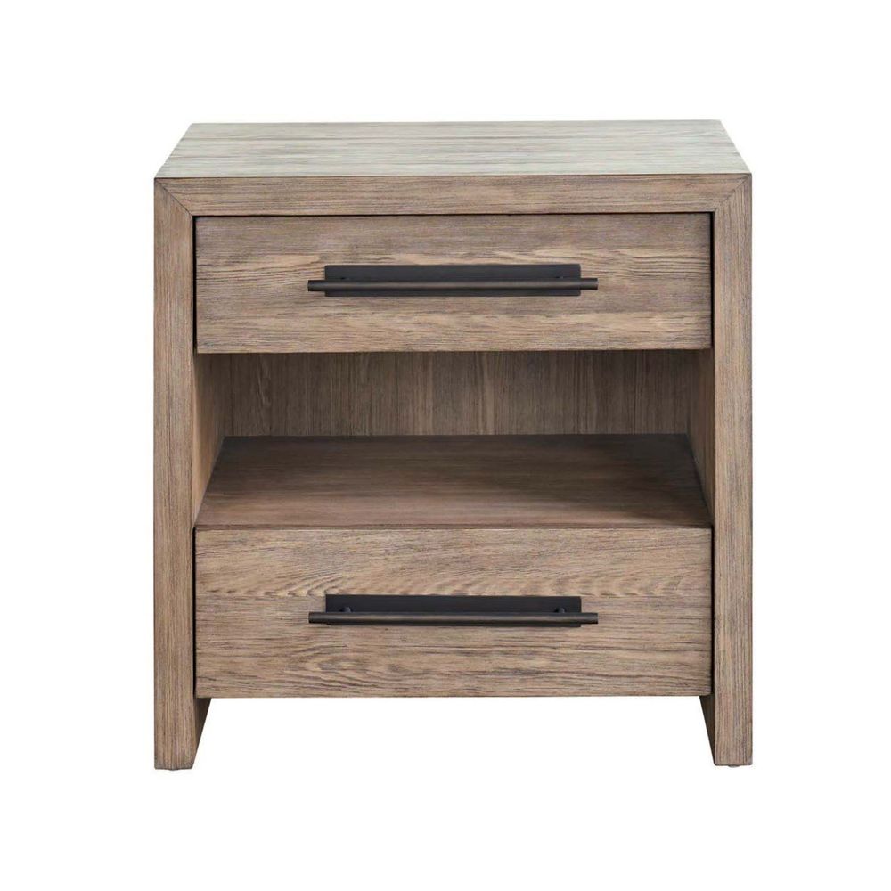 Boulder Two Drawer Nightstand