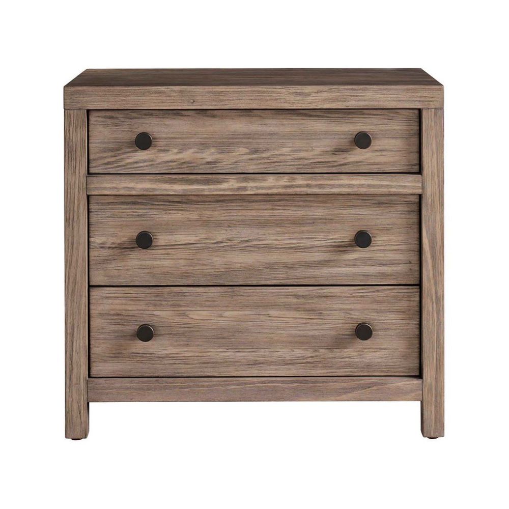 Boulder Three Drawer Nightstand