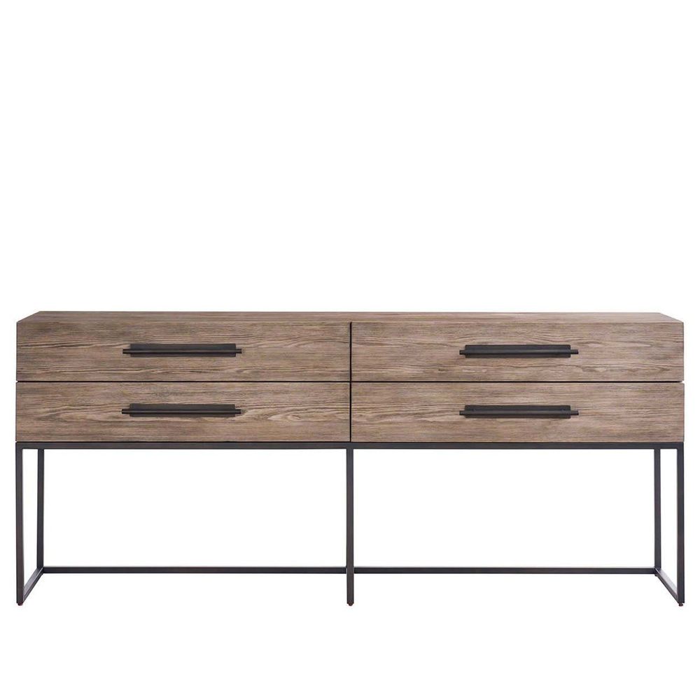 Boulder Metal Base Console