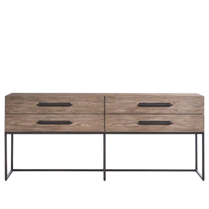 Boulder Metal Base Console