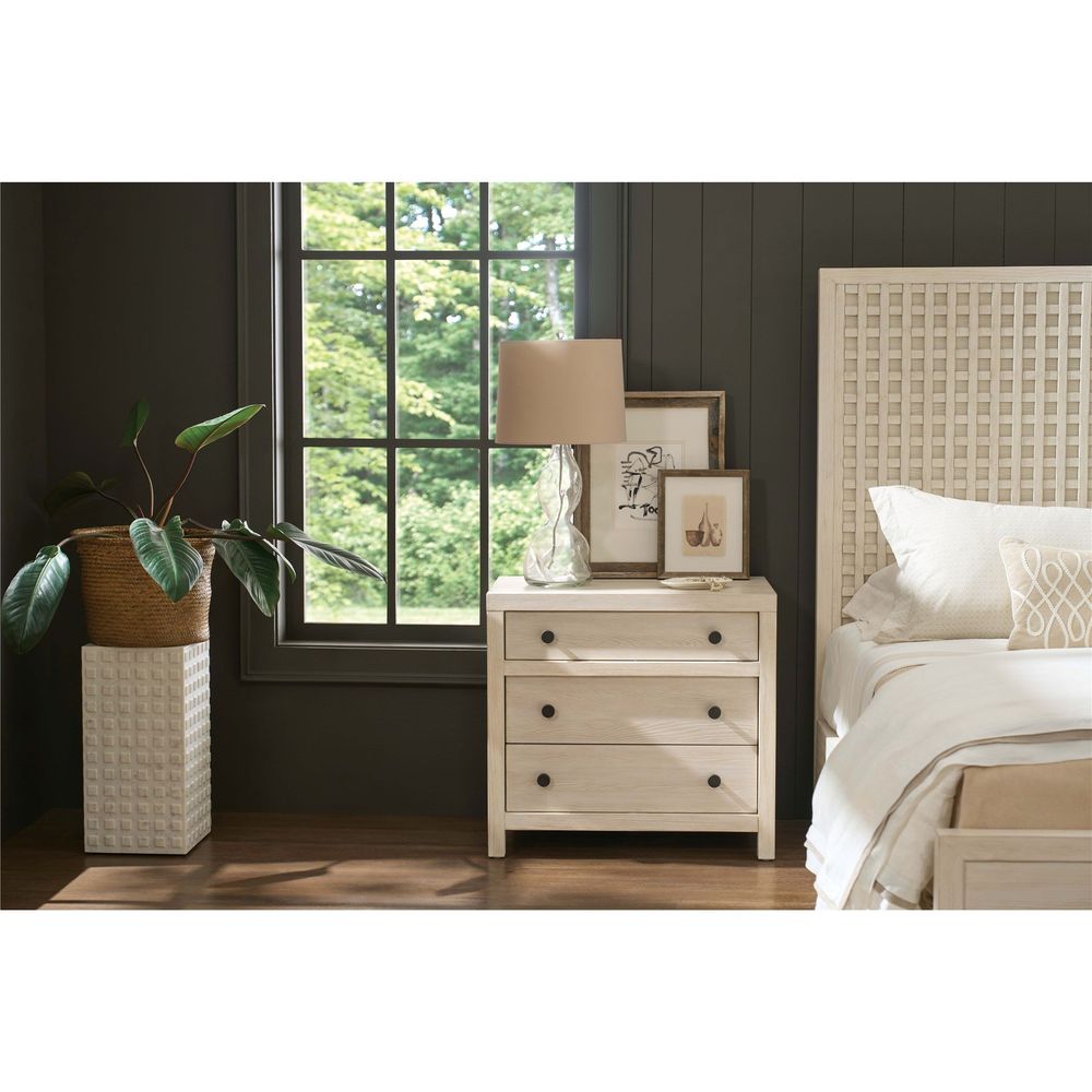 River Rock Three Drawer Nightstand