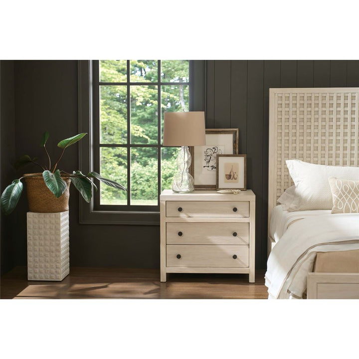 River Rock Three Drawer Nightstand