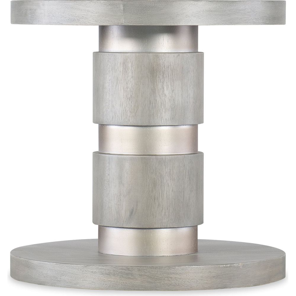 Side Tables Melange Guilded Accent Table - Grays