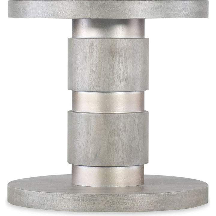 Side Tables Melange Guilded Accent Table - Grays
