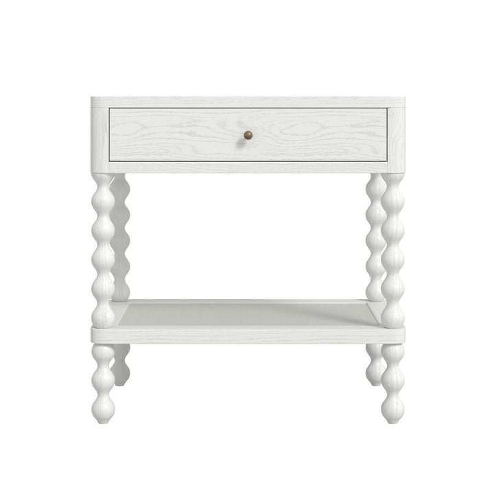Haven Open Nightstand — Warm White