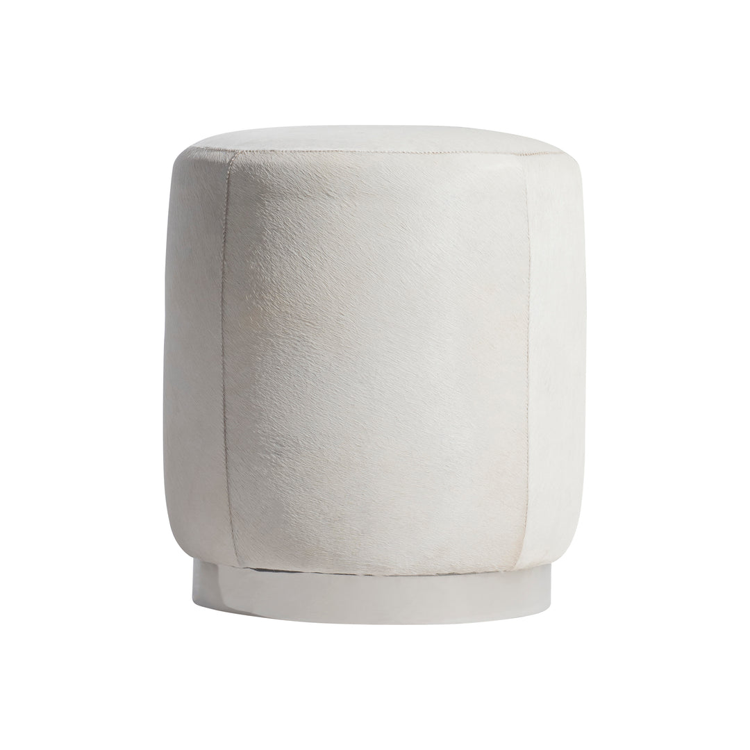Ash Fabric Ottoman