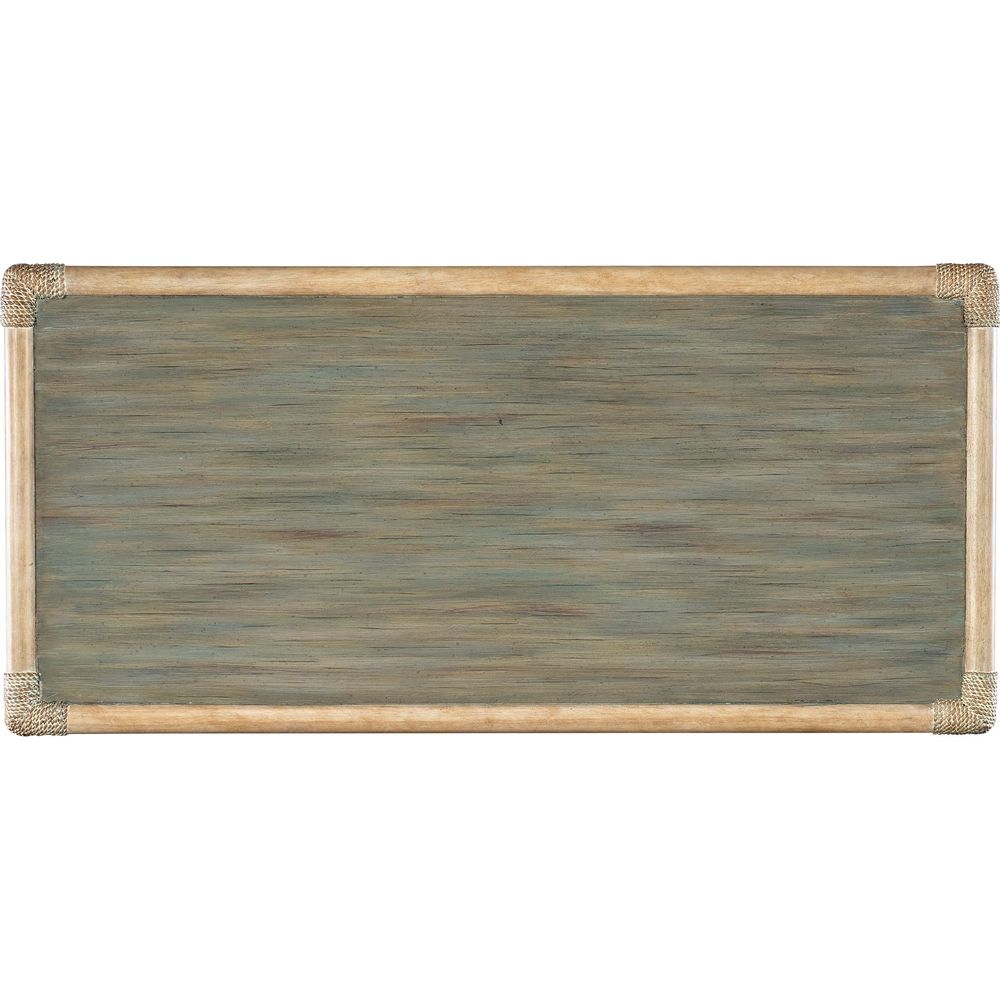 Retreat Pole Rattan Chest - Greens