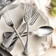 Serving Fork Rubans Silver Plated Serving Utensil