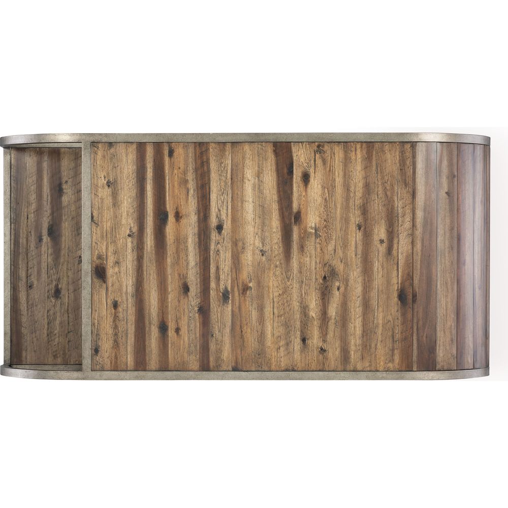 Commerce & Market Open Ended Cocktail Table - Medium Wood