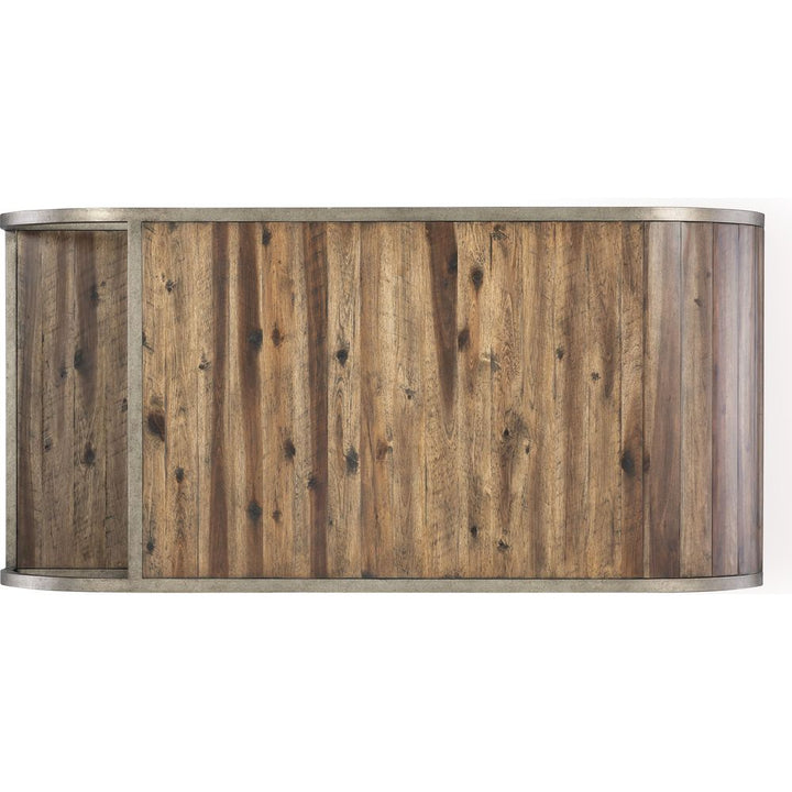 Commerce & Market Open Ended Cocktail Table - Medium Wood