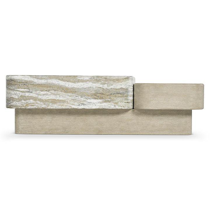 Arcadia Faux Stone Cocktail Table