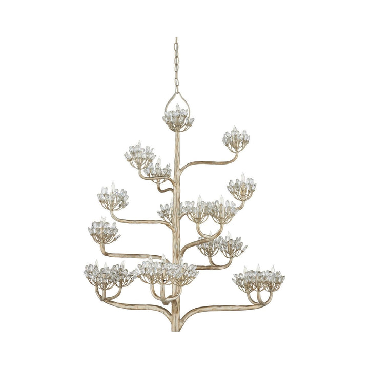 Agave Americana Silver Chandelier