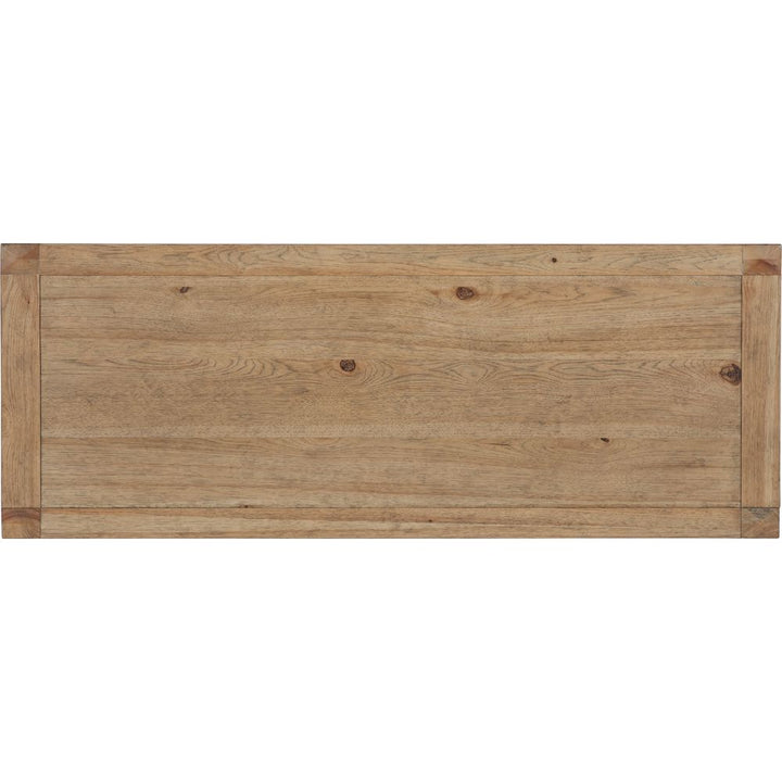 Vineyard Row Four-Drawer Door Chest - Light Wood