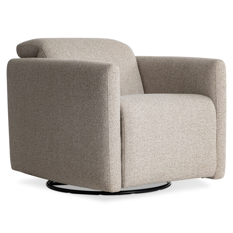 Livvy Fabric Power Motion Swivel Chair