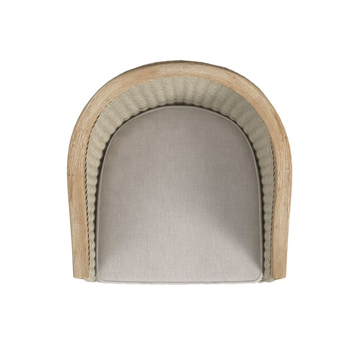 Cambria Dining Chair in Canvas Canvas w/ Self Welt