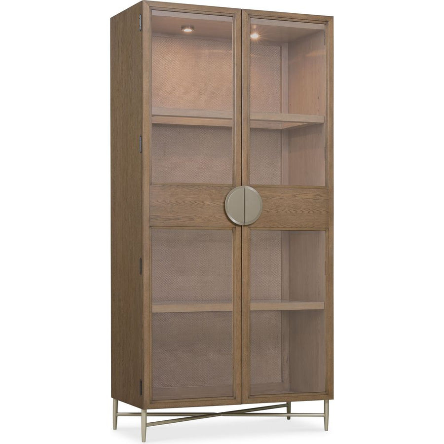 Cabinets & Curios Sonnet Display Cabinet - Medium Wood