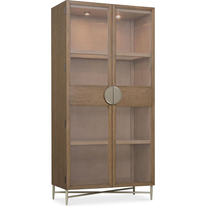 Sonnet Display Cabinet - Medium Wood