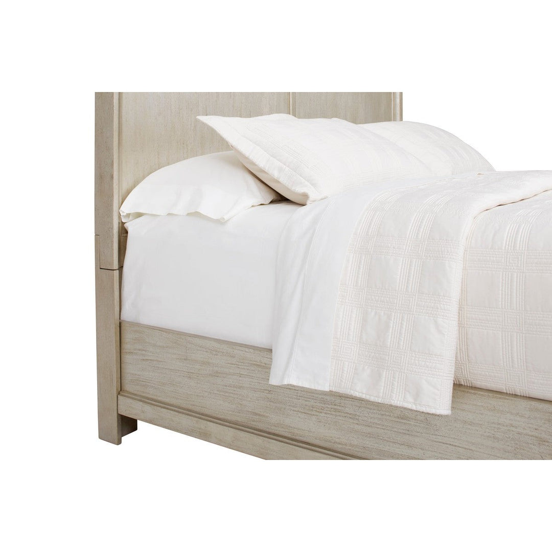 Morrissey King Cashin Panel Bed - Silver