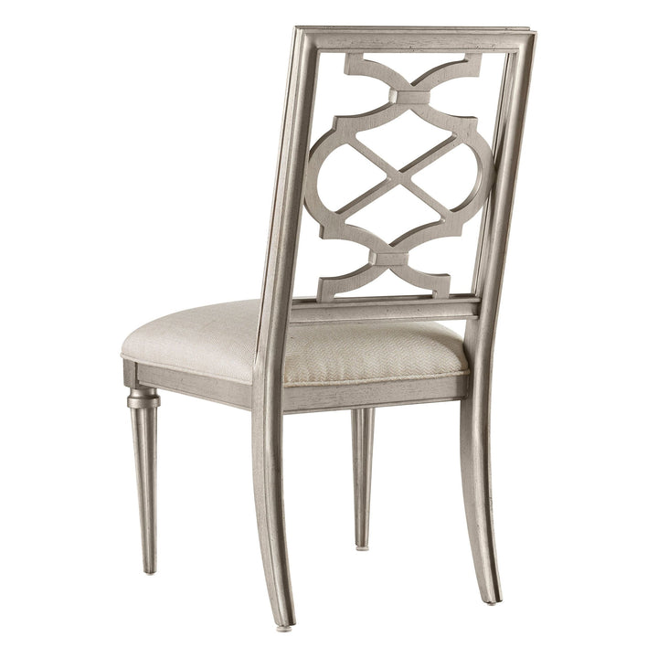 Morrissey Blake Side Chair - Bezel (Purchase in qty of 2 required, priced individually) - Silver