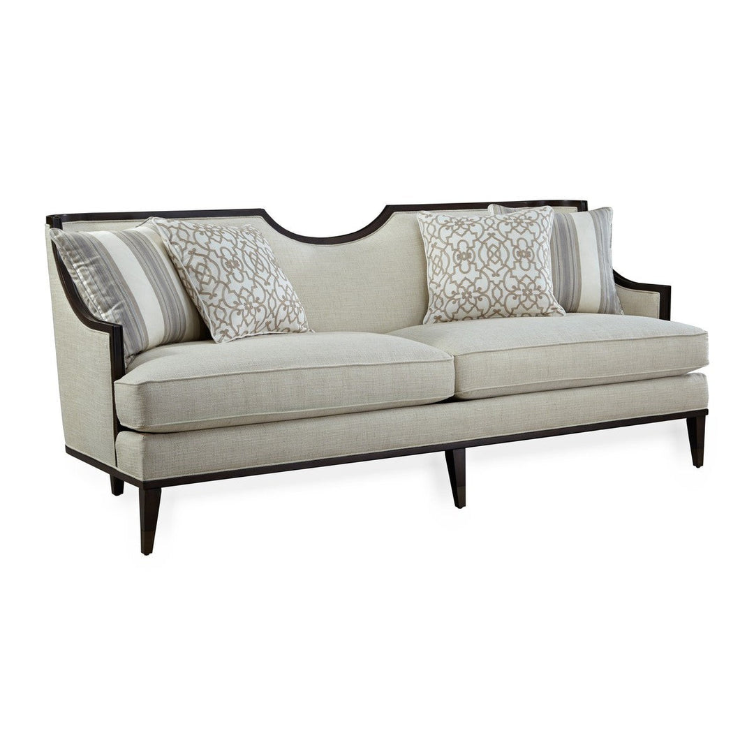 Harper Ivory Sofa - Beige, Brown