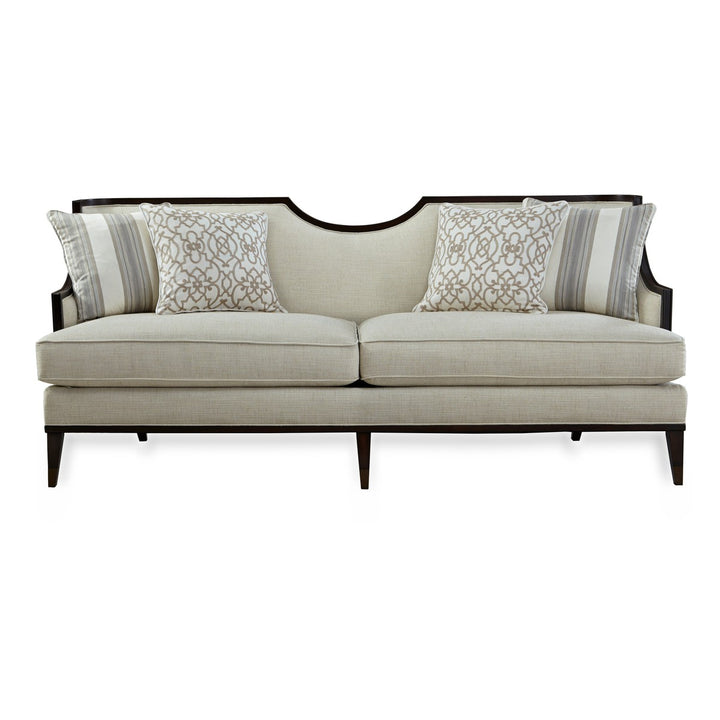 Harper Ivory Sofa - Beige, Brown