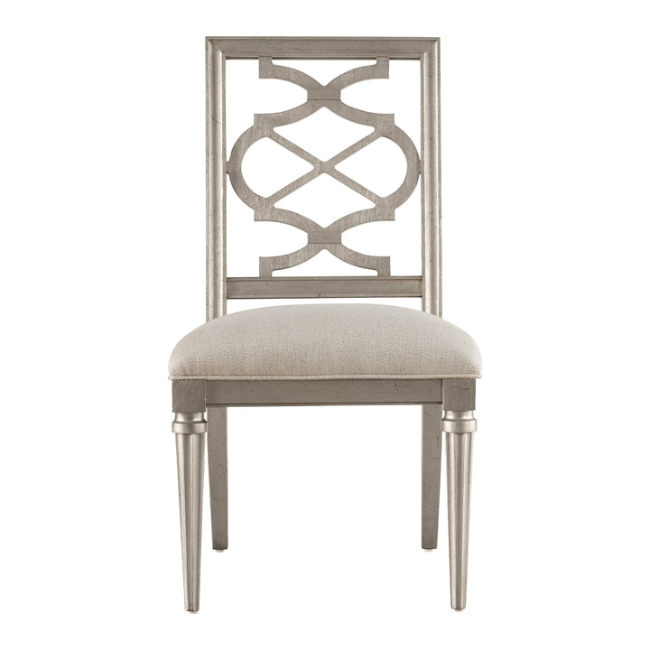 Morrissey Blake Side Chair - Bezel (Purchase in qty of 2 required, priced individually) - Silver