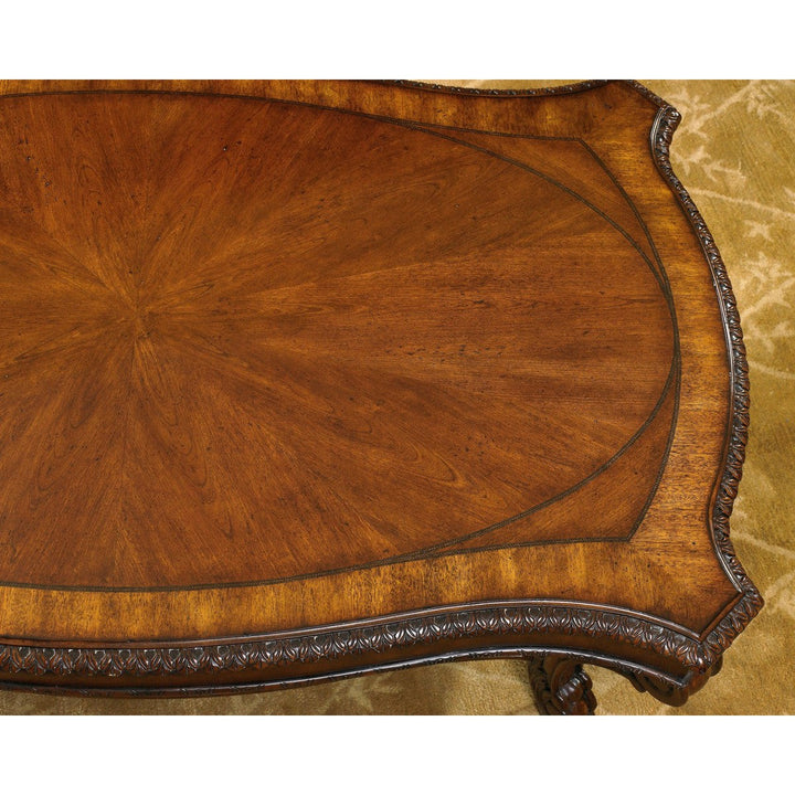 Old World Rectangular Cocktail Table - Brown