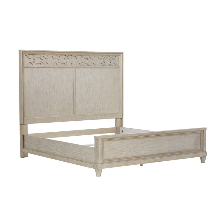 Morrissey King Cashin Panel Bed - Silver