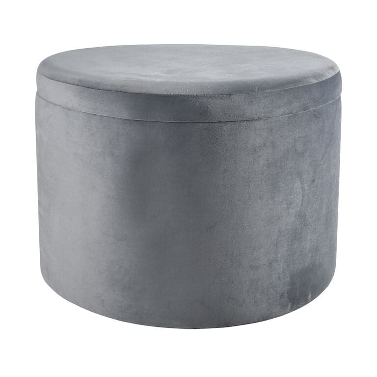 Linder Ottoman-Elk Home-ELK-S0035-9185-Stools & OttomansGray-4-France and Son