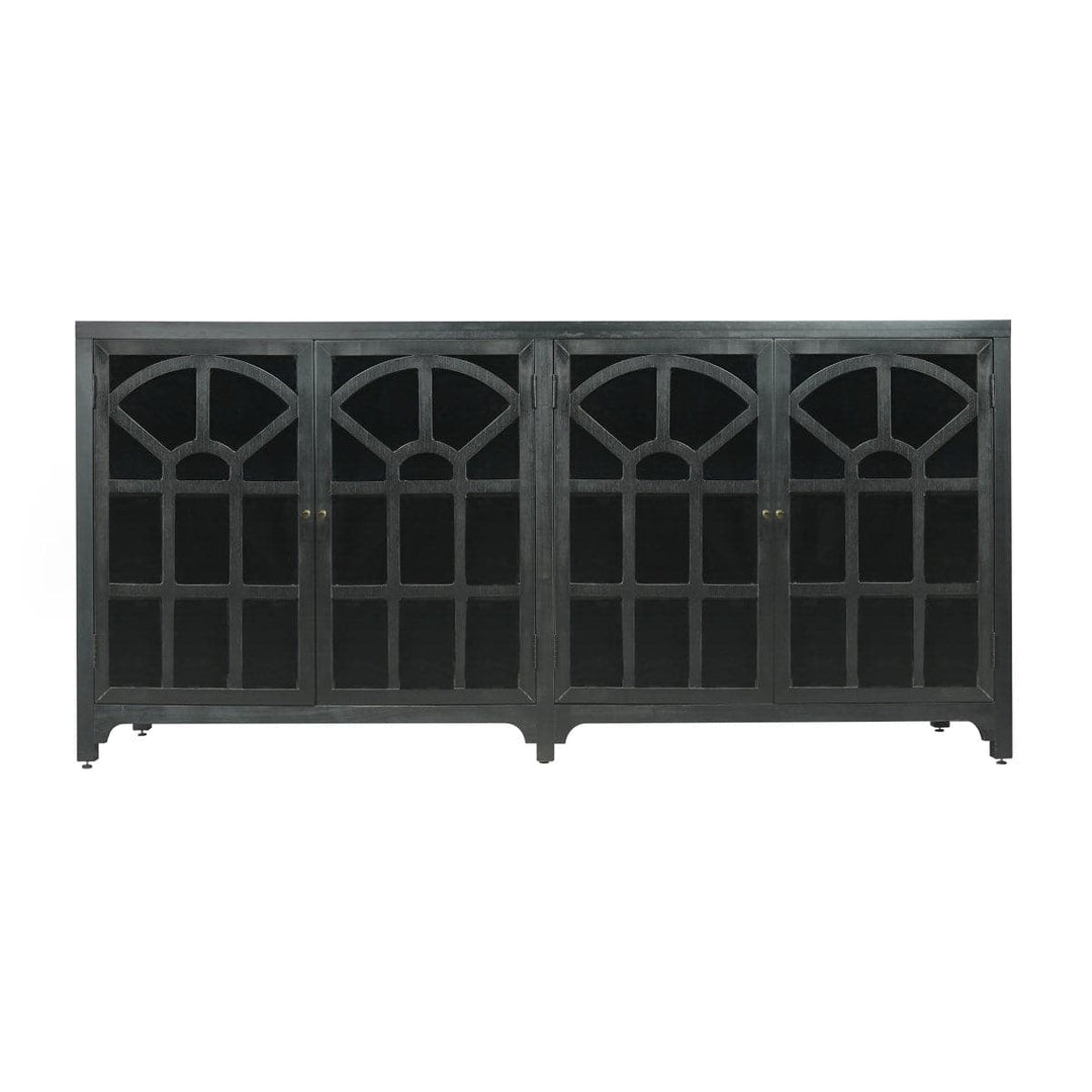 Conrad Credenza - Kettle Black-Elk Home-ELK-S0075-10269-Bookcases & Cabinets-1-France and Son